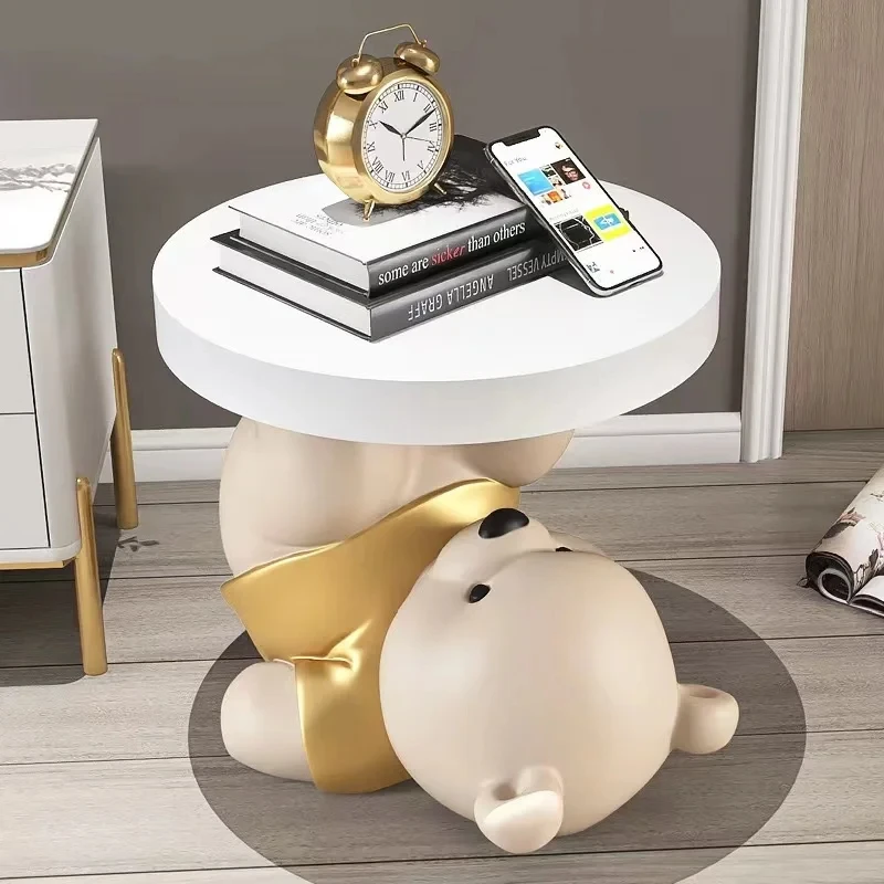 Coffee Bedroom Bedside Table Nightstands Small White Tea Bedside Table Nightstands Study Muebles Children Furniture VD25FA