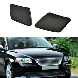 1Pair Left Right Front Bumper Headlight Washer Nozzle Cover Cap For Volvo S40 V50 2005-2007 39917978 39991799 Auto Parts