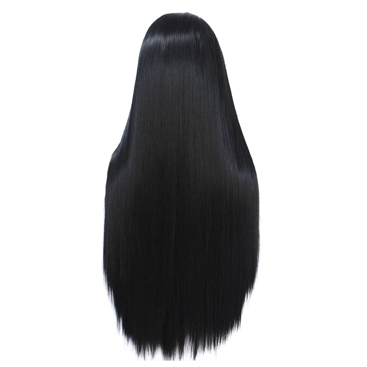 Peluca de encaje completo para mujeres negras, cabello humano liso, Hd, sin pegamento, predesplumada, 20 pulgadas