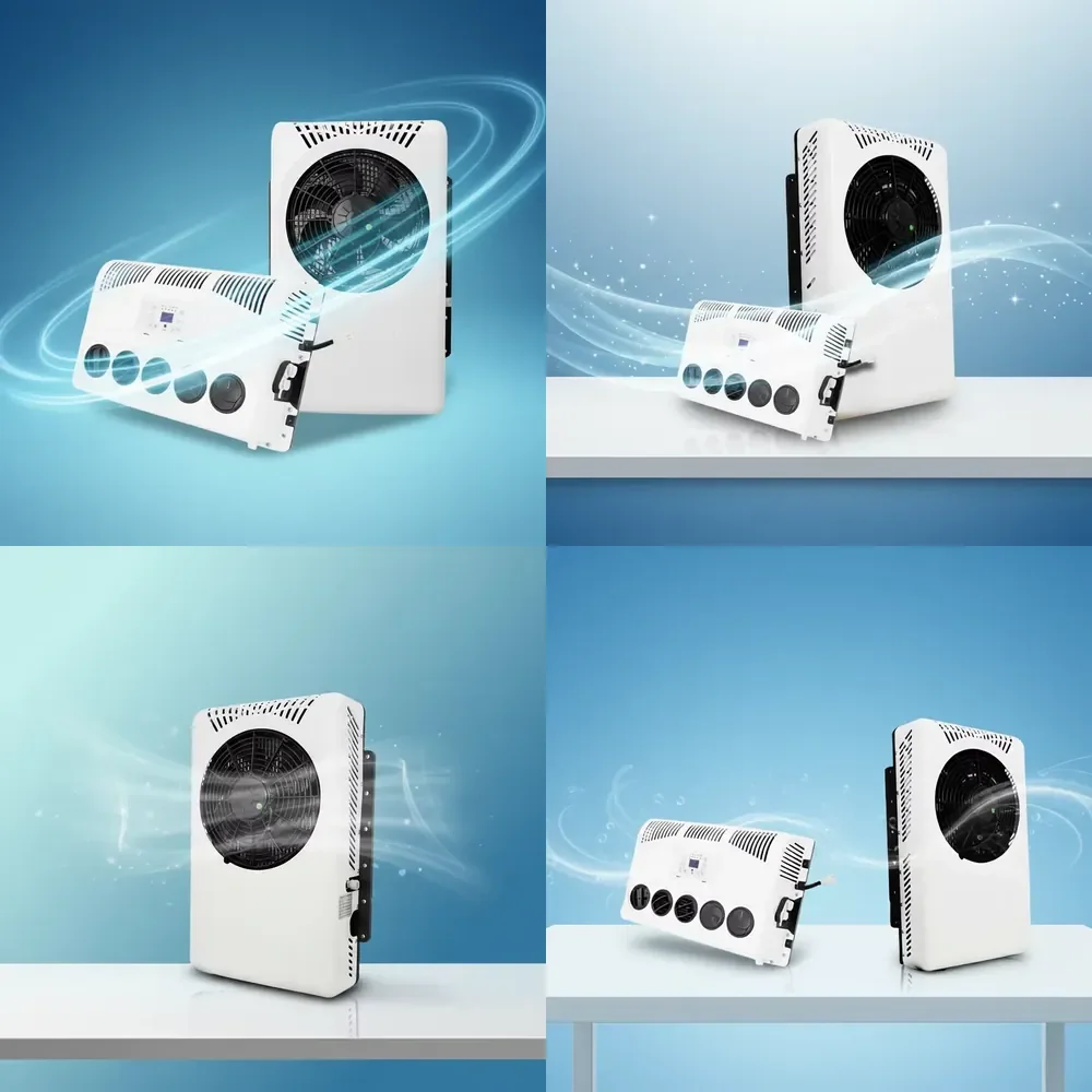 【2026 Factory Direct】 12v Truck air Conditioning DC Split Backpack Parking Air Conditioners 12V 24V Portable Truck Sleeper
