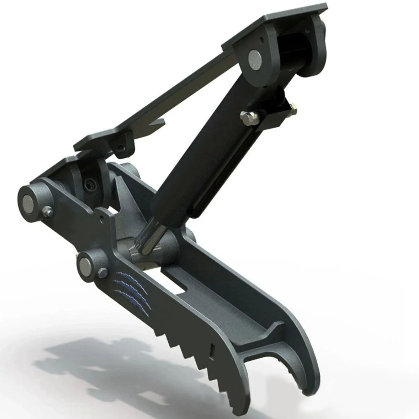 Mini Excavator Hydraulic Thumb Clip Upper Mount Cylinder Heavy Duty Hydraulic Thumb Clamp for Efficient Material Handling