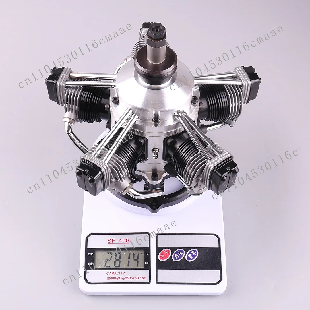 MAGNUM XLS FS400AR 12.8ccx5 four-stroke Glow methanol nitro engine for remotely piloted aircraft