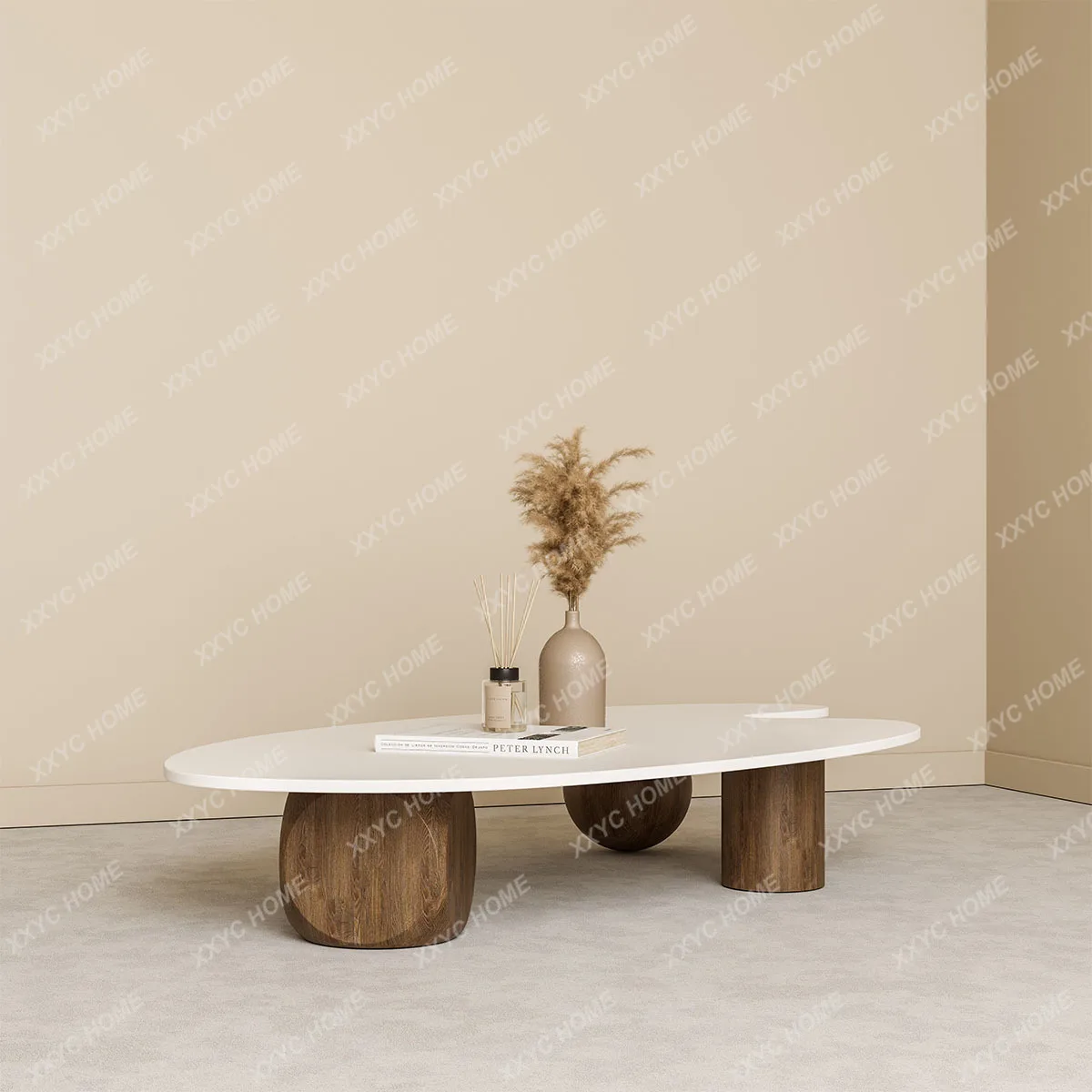 Miji Style Nordic Coffee Table Small Apartment Designer Art B & B Tea Table Danish Style Tea Table