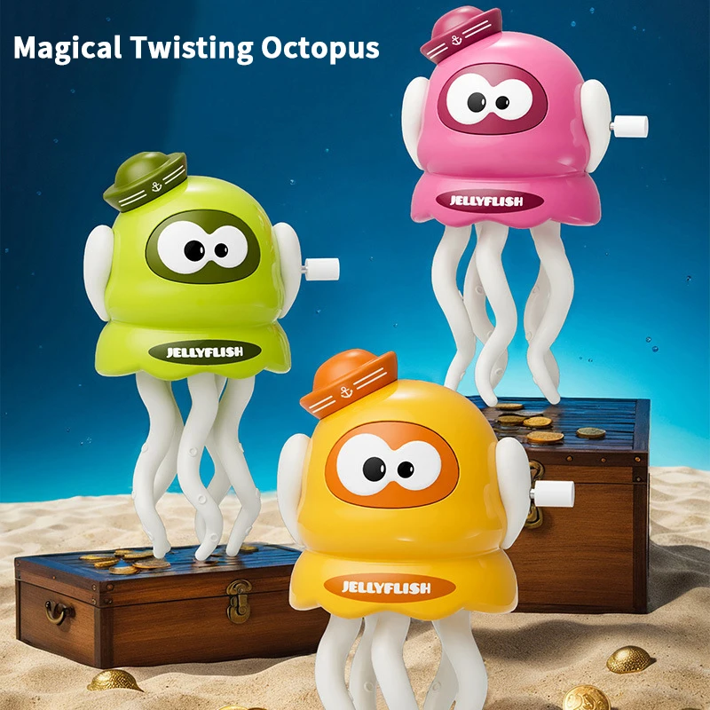 Giocattoli elettronici di calamari danzanti Calamari danzanti magici con musica leggera Divertente polpo danzante Giocattolo di decompressione Regalo per bambini