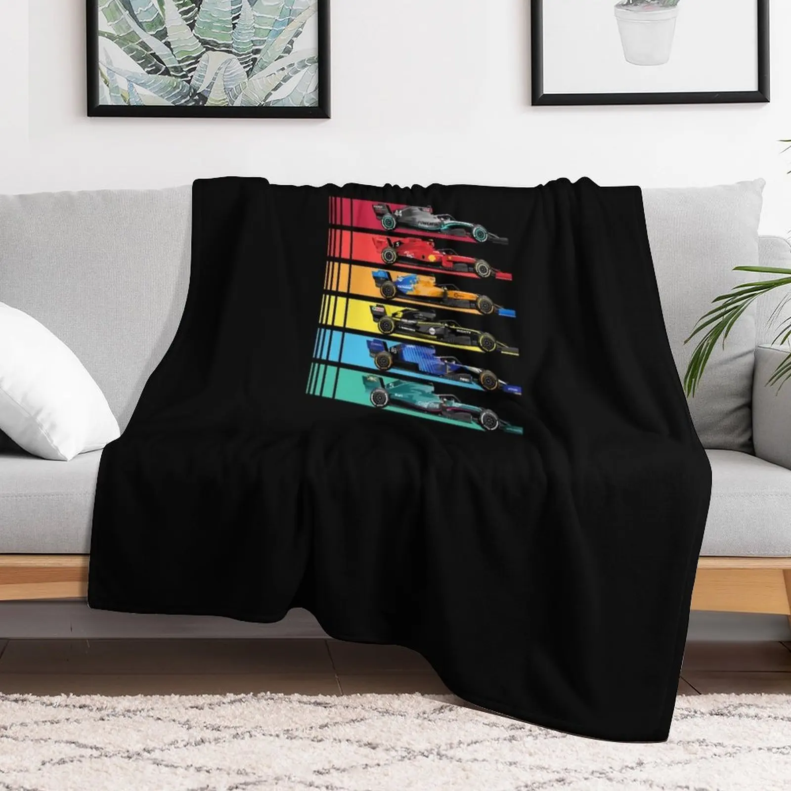 Grand Prix F1 2022 Classic T-Shirt Throw Blanket