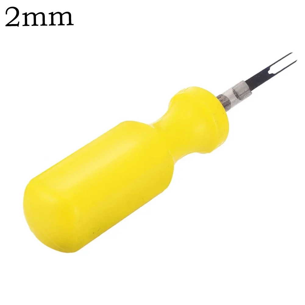 2mm Car Plug Terminal Removal Tool Key Pin Extractor Puller 2mm 2mm Electrical Wire Connector With Handle Automotive Repair