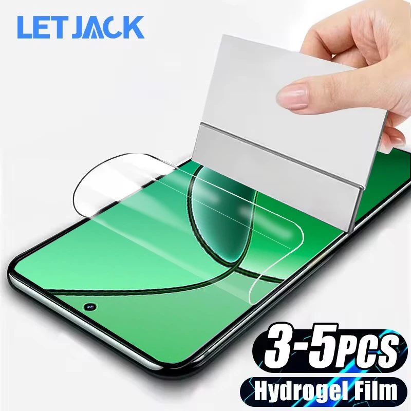 3-5Pcs Soft Flexible Hydrogel Film For Realme 13 12 11 10 9 Pro Plus 12x 11x Screen Protectors For Realme Note 60 50 Not Glass