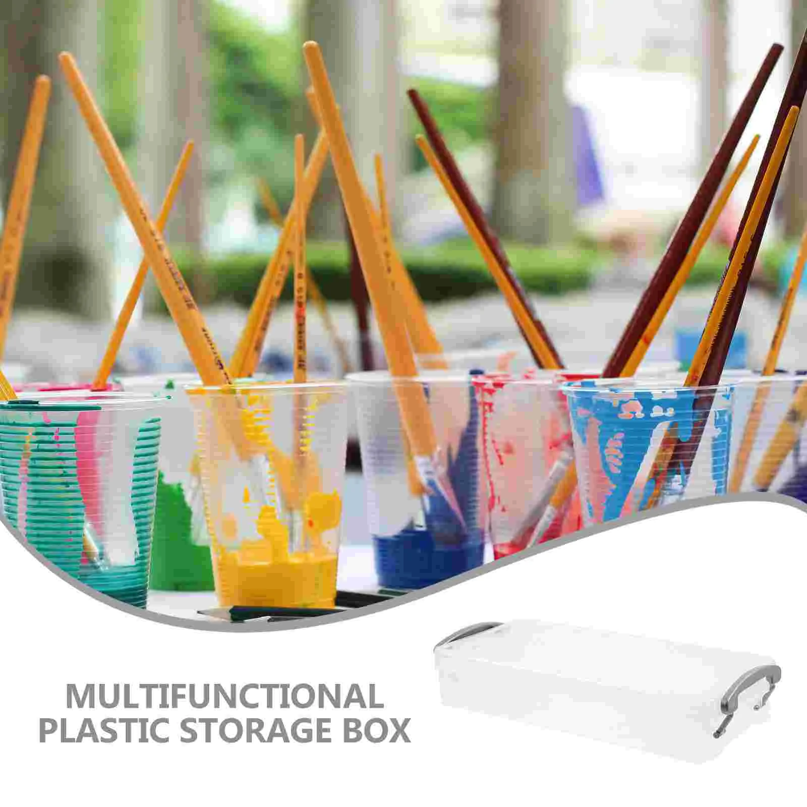4 Pcs Pencil Storage Box Students Boxes Case Multi-function Stationery Cases Painting Pencils