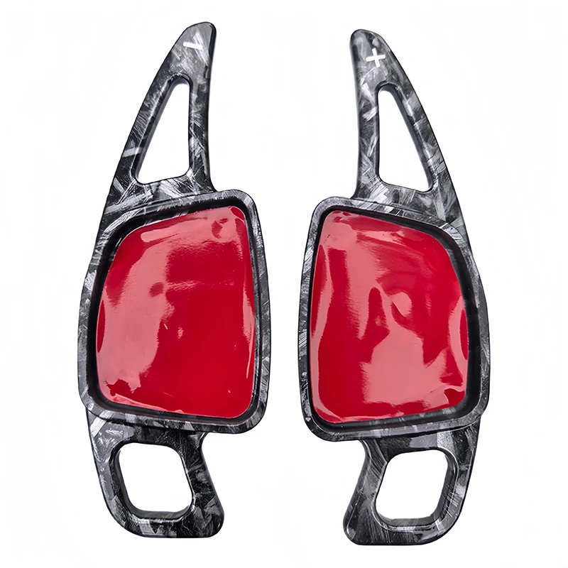 ألياف الكربون طباعة عجلة القيادة مجداف شيفتر تمديد لأودي 2019 + A1 A6(C8) A7 A8 S6 S7 2020 + A4/S4 B9 S8 S4,2021 + A3 8Y #4