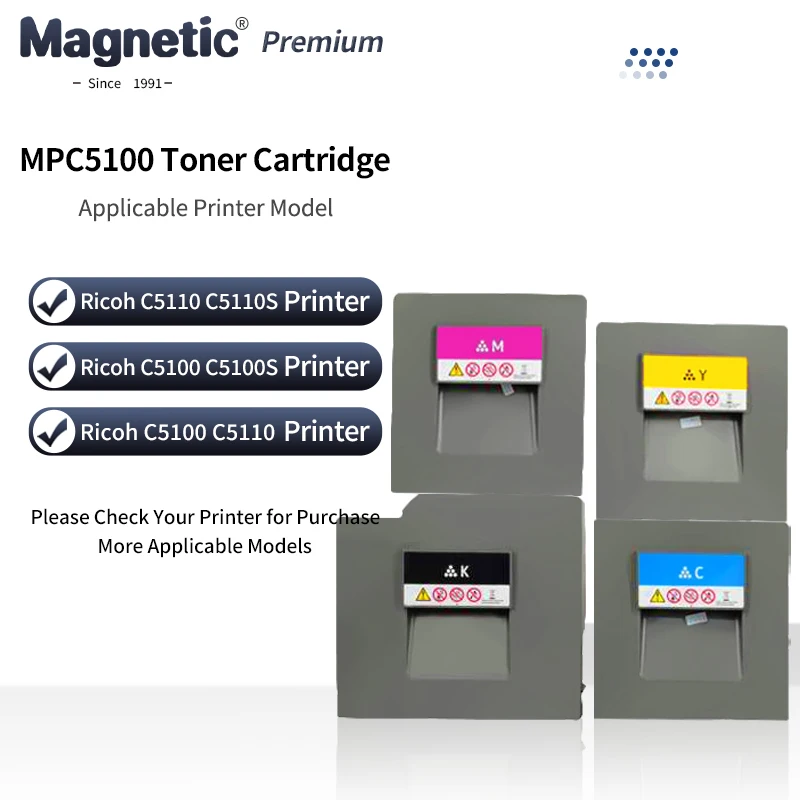 

MPC5100 C5100 Toner Cartridge Color Compatible For Ricoh Pro C5110 C5110S C5100 C5100S High Quality Japanese Toner Powder