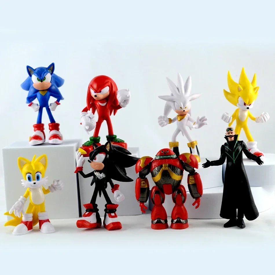 680g grande sonic figura de ação caudas legal bonito kawaii personagem dos desenhos animados figura brinquedo boneca modelo decoração para presentes aniversário do miúdo