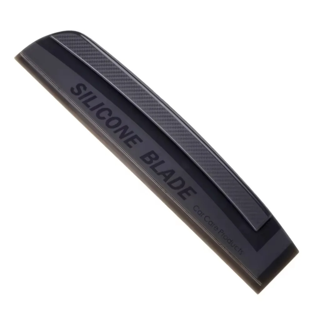 Non-Scratch Silicone Water Wiper Flexible Comfortable Grip Car Washing Squeegee Heat-resistant Quiet Window Cleaning Tool