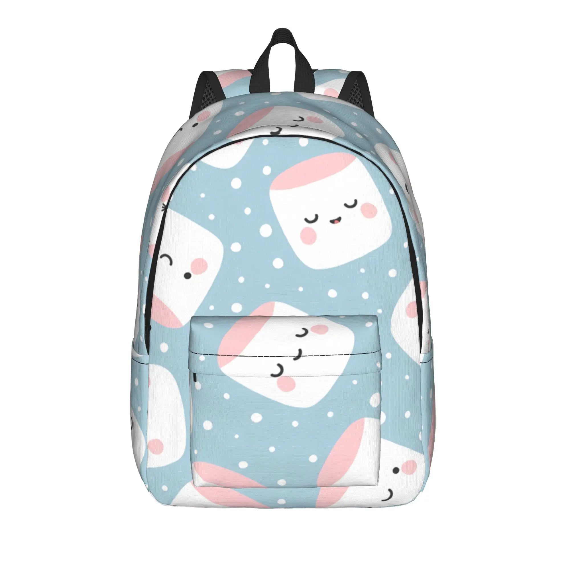 Fun Marshmallow Cartoon  Backpack  Outdoor Style Backpacks Women Colorful Large School Bags Pretty Rucksack