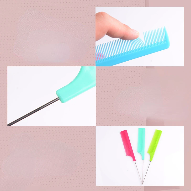 1pcs Csúcsos Farok haja Féső anti-static professzionális haja ecsettel straightener hotsale Kártol Szalongarnitúra haja hajformázó Munkaeszköz Fodrász kiegészítők