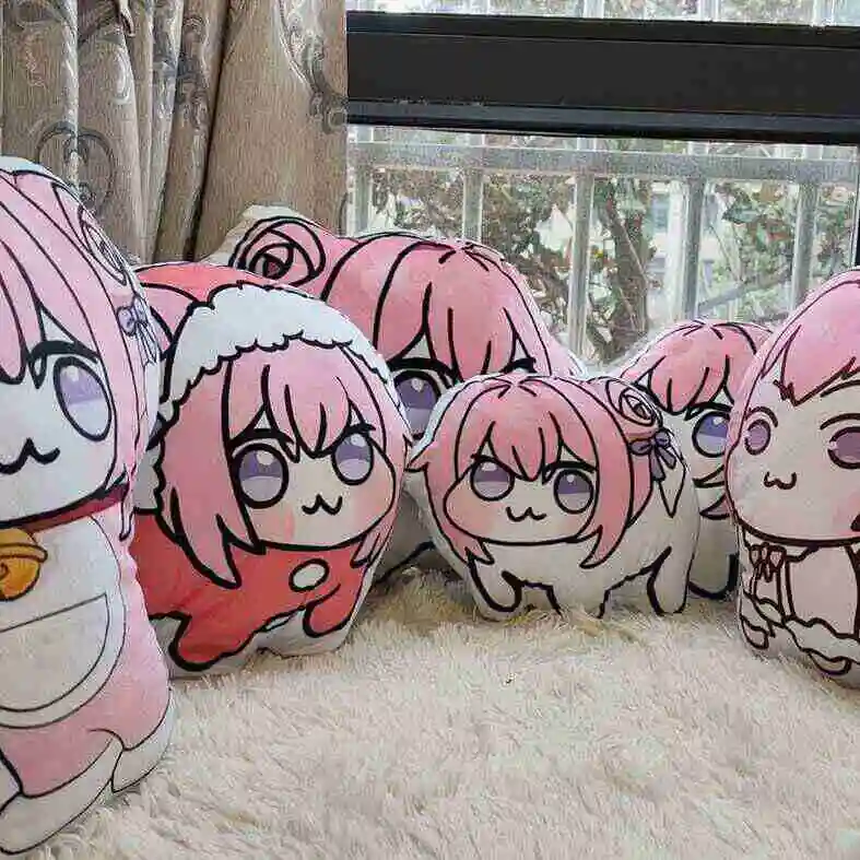 وسادة دورو على شكل كلب مضحك، دمية ألعاب، وسادة أريكة، هدية مزحة، محشوة بقطن PP، قماش مخملي، مناسبة للجنسين
