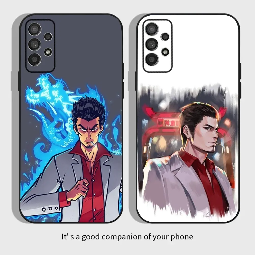 

Y-Yakuza 0 Game Phone Case For Samsung Galaxy A13,A21s,A22,A31,A32,A52,A53,A71,A80,A91 Soft Black Cover