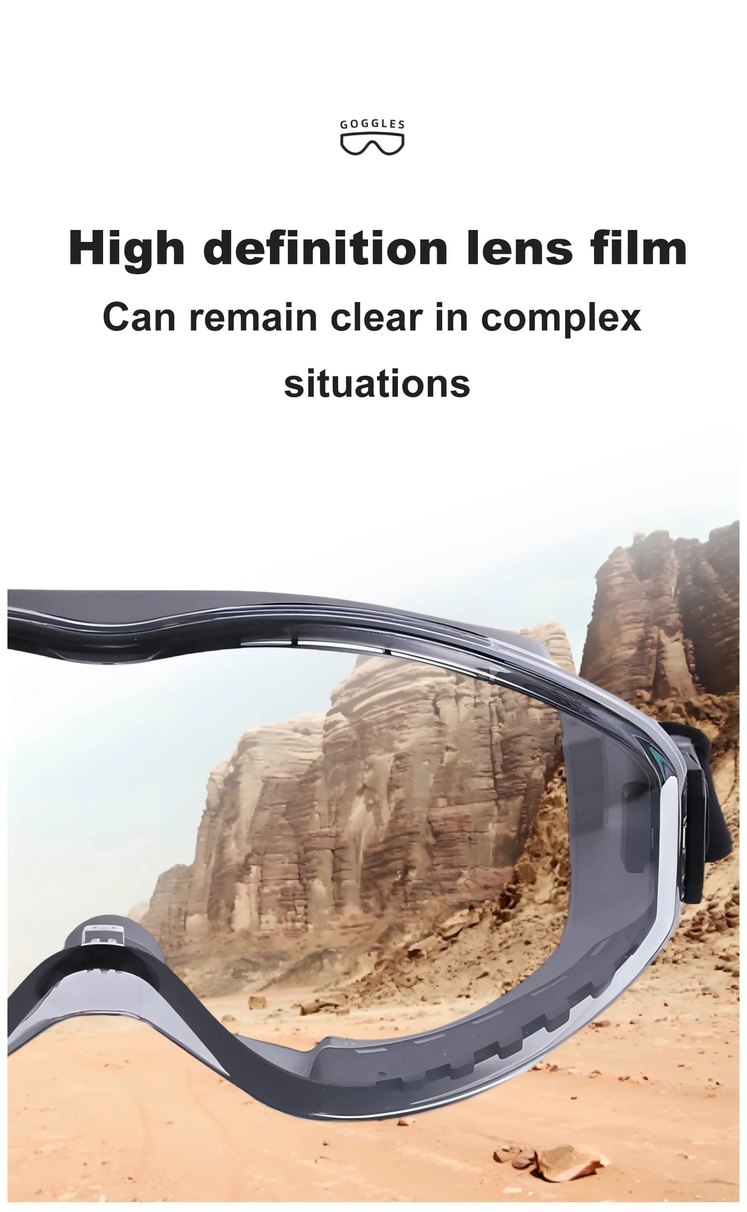 TPE Anti Dust Goggles Anti Fog/Wind/Sand Riding Fully Sealed Dust-Proof Industrial Protective Glasses Comfortable