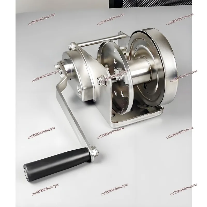Stainless steel self-locking hand winch. Manual winch hoist for lifting hanger 1200 lbs 2000BLS2600