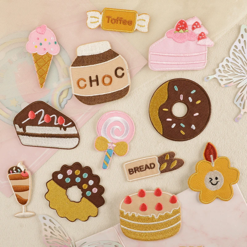 

Нежные нашивки для ручного шитья, нашивка для вышивки, железный значок для сумки, аксессуары для одежды, сделай сам, хит продаж, ткань