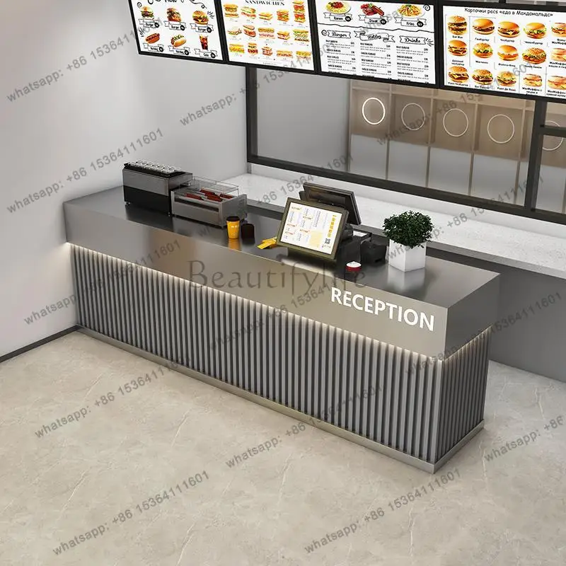 

Long Design Reception Desks Organizers Display Executive Restaurant Display Reception Desks Restaurant Bureau Trendy Furniture