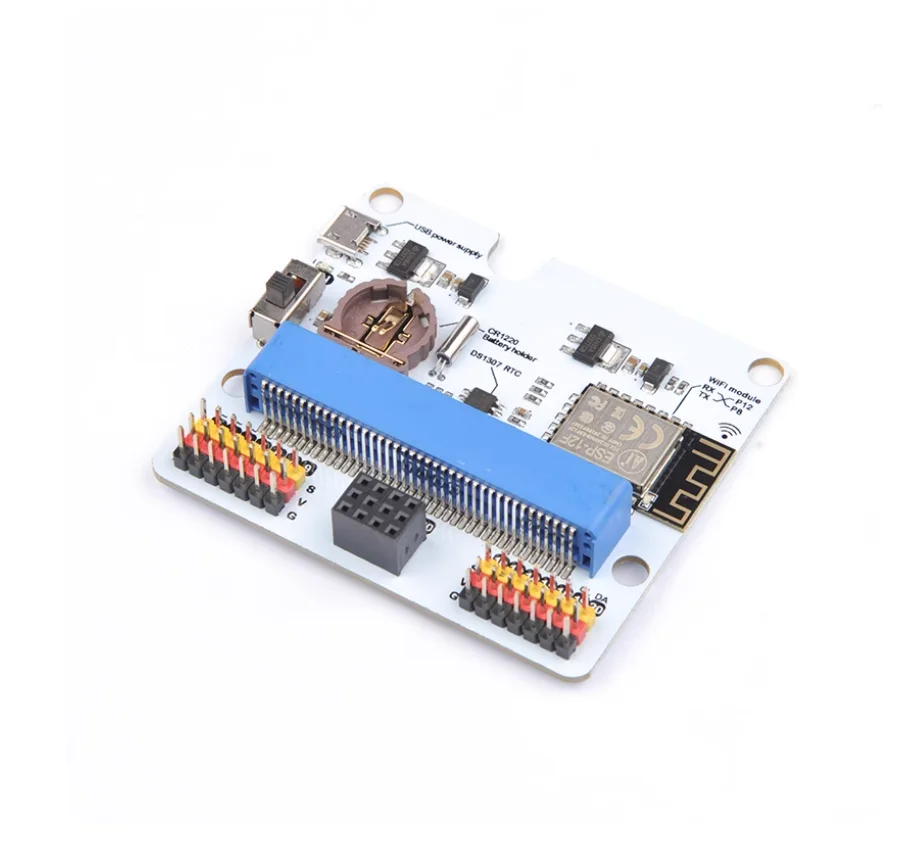 Kit de capteurs Microbit IoT : pack 12 en 1 avec OLED, ultrasons, humidité du sol et servo