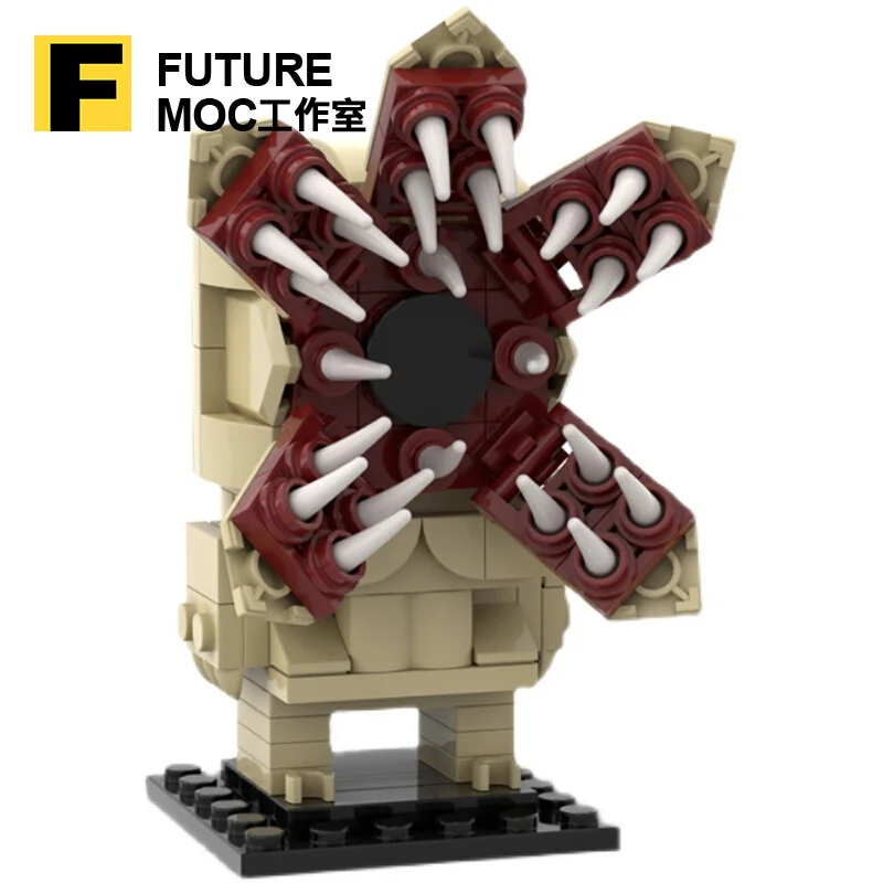 

MOC маленькие частицы DIY головоломка собранные строительные блоки странная история монстр квадратная голова мальчик большая голова мальчик игрушка подарочный набор орнамент