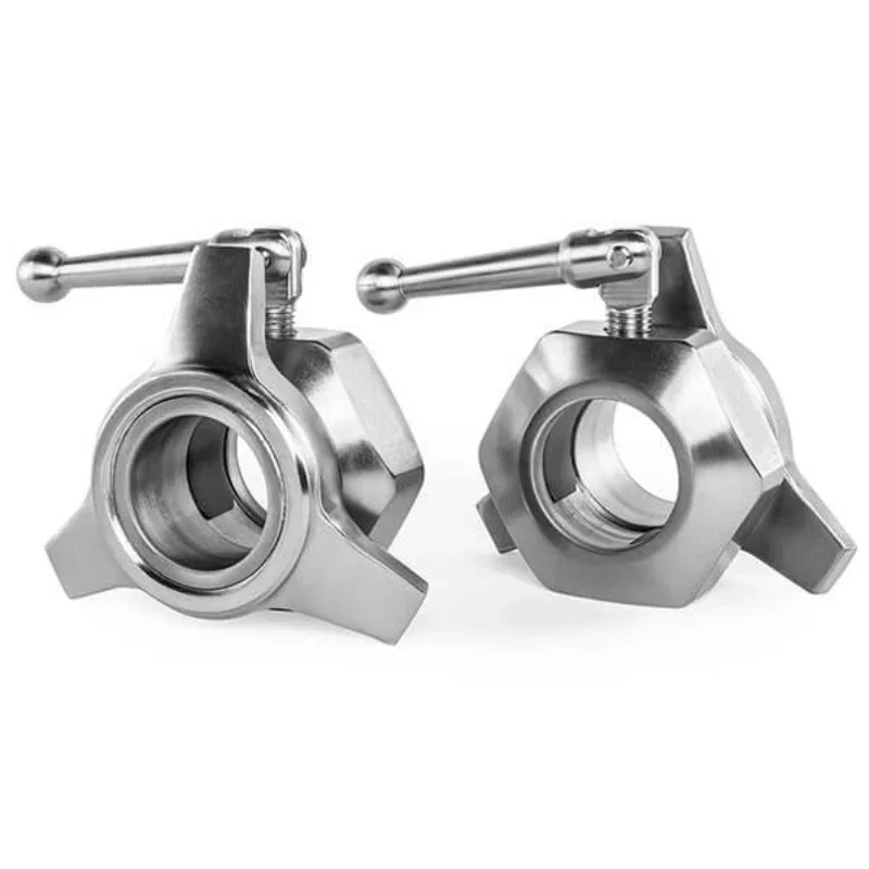 

Hot SalesNEW Weight Lifting Release Lock Fits 2inch/50mm Dumbbell Barbell Bar Clamps Clips Competition Collars