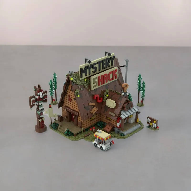 

3874PCS Moc The Mystery Shack Building Blocks Disneying Educational Gift for Kids Creativity and Operational Ability Training