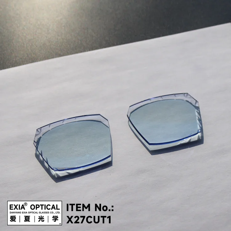 

EXIA X27CUT1 Rimless Eyewear Lenses Photochromic Blue HMC Semi-Finished Cutting