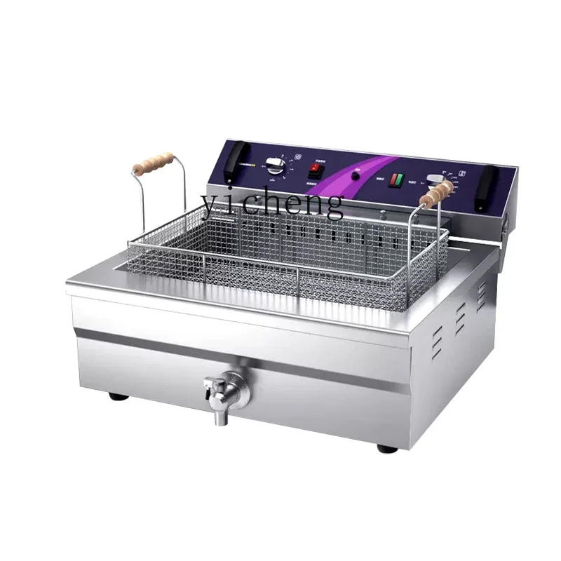 

Commercial Electric Fryer Large Capacity Deep Frying Pan Gas Single/Double Cylinder Equipment Dedicated Deep Frying Pan