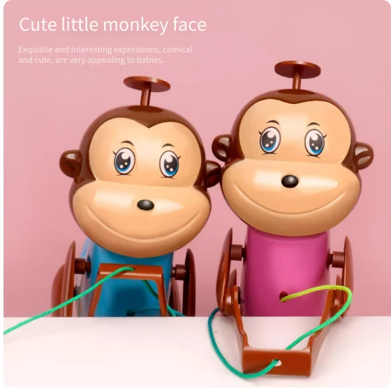 Monkey that can climb rope, interactive creativity for children and babies, pulling rope, climbing rope, little monkey climbing