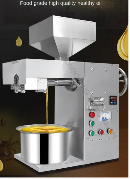 Electric Oil Presser Commercial Medium-sized automatic Oil Mill Family Peanut Soybean Tea Seed Food Fryer