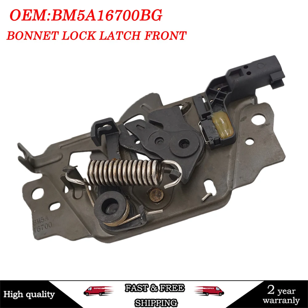 For Ford Focus MK3 Kuga Focus MK3 Closing the Hood Car Block Catch BM5A16700BG Bonnet Lock Latch Front