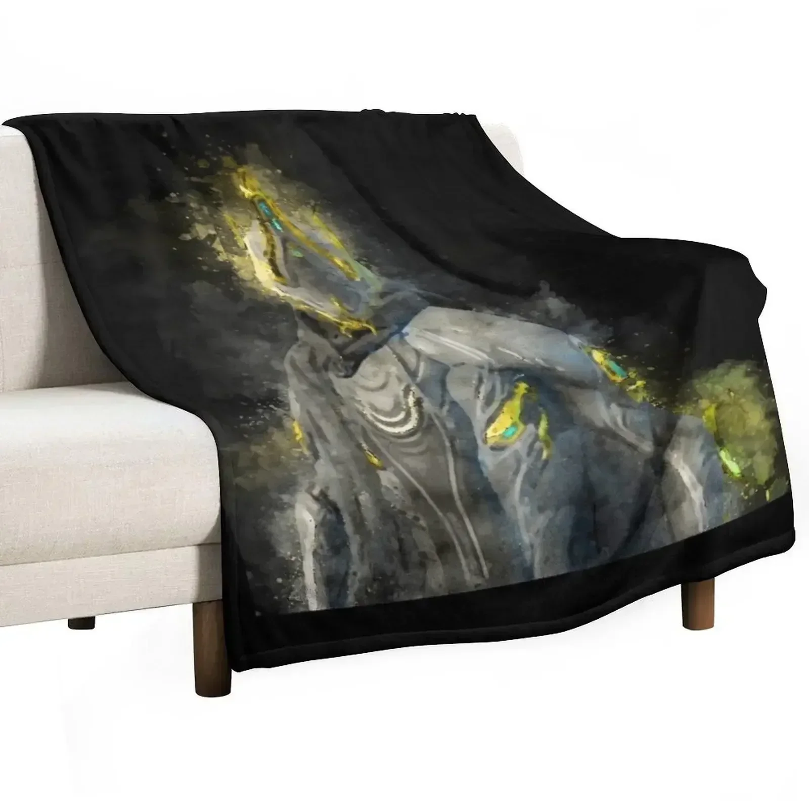 Excalibur Umbra - Warframe Throw Blanket Cute Plaid for sofa Flannels Blankets