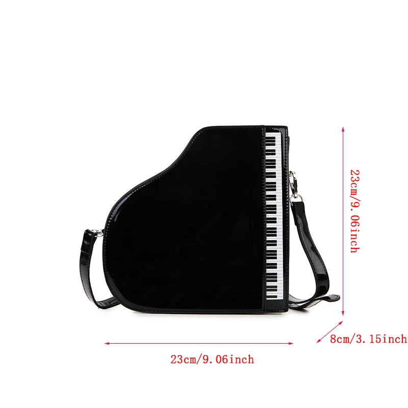 Retro Piano Style Ladies Box Shape Handbag Shoulder Bag Party Purses Female Crossbody Bag for Women Designer Bag Pu Leather