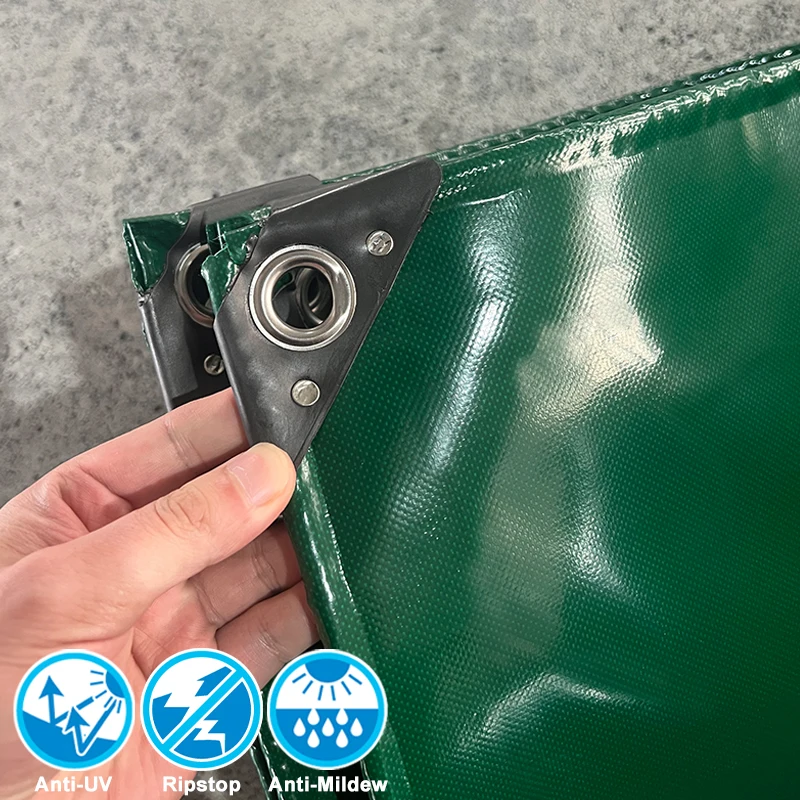 

【From China】18OZ PVC Tarpaulin Cover Polyester 610Gsm PVC Coated Tarpaulin Fabric Green Truck Side Window Curtains China PVC Tar