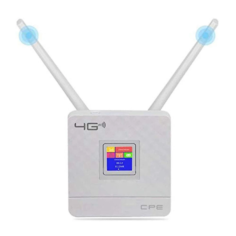 CPE903 4G Wireless Router With Sim Slot Surveillance Enterprise Wireless To Wired Portable WIFI For Home/Office(EU Plug)