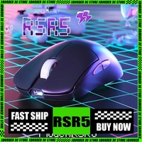 James Donkey RSR5 Wireless Mouse PAW3950 PAW3395 Tri-mode Dual 8K Lightweight Ergonomic Custom PC Gaming Laptop Mice RSR5S Gifts