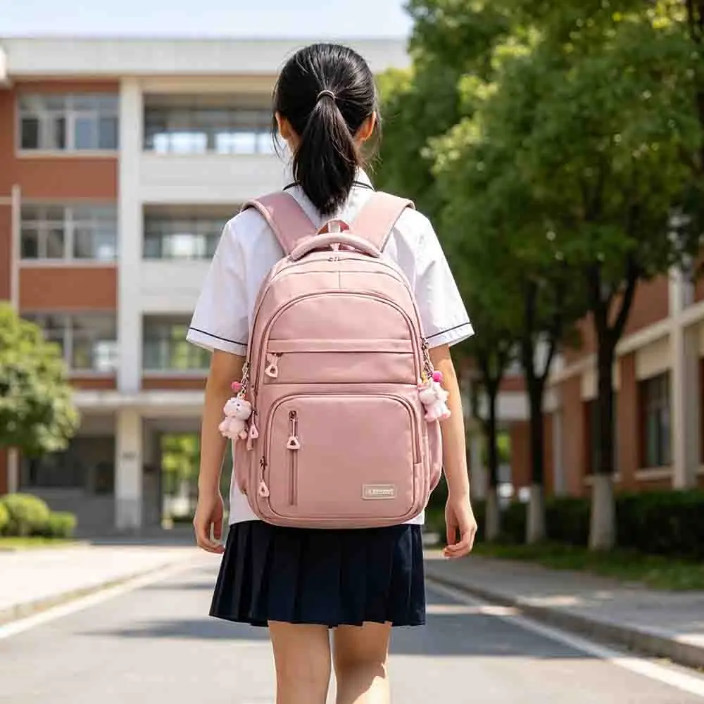 

Модный школьный рюкзак, вместительная водонепроницаемая сумка для ноутбука, дорожный рюкзак для подростков и студентов, нейлоновый повседневный рюкзак