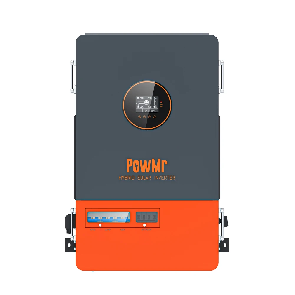PowMr 16KW 120V/240V Single/Split Phase Output Built-in Circuit Breaker Support Parallel Hybrid Solar Inverter