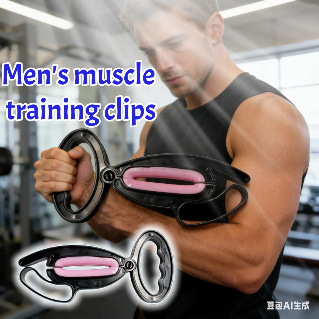 

Male Silicone Exercise Massage Clip Reusable Trainer Stretching Amplification Home Fitness Exercise Equipment Massage Relaxation