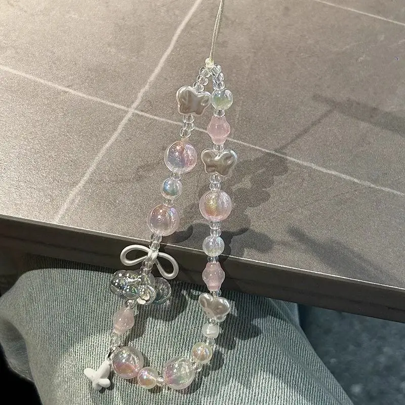 

Корейский милый бабочка, облако, телефон, лазерный браслет, ремешок, подвеска-цепочка, ремешок для мобильного телефона, брелок для сумки, ремешок для камеры, аксессуары