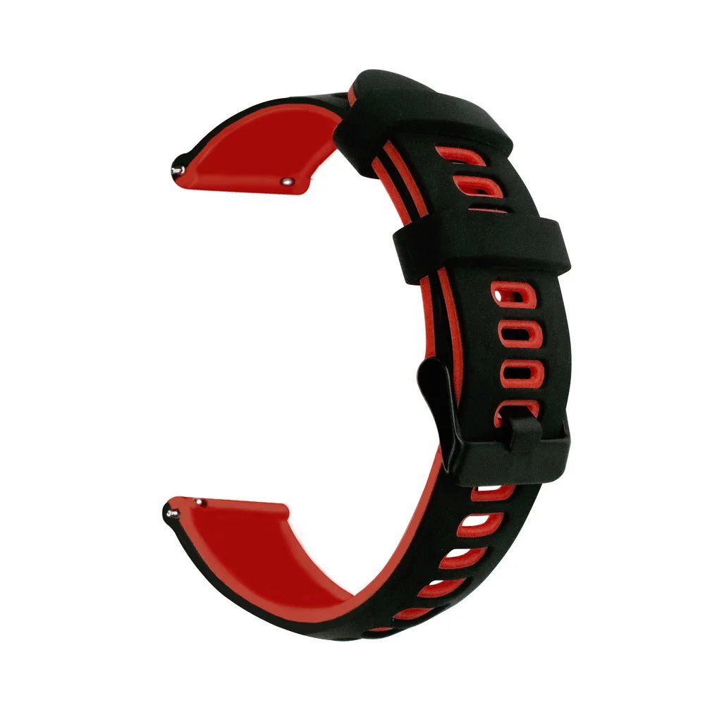 20mm 22mm Sports Watchband For Samsung Galaxy Watch 3 45mm 41mm Silicone Strap For Galaxy 42mm 46mm/Gear S3 S2/Active 2 Bracelet