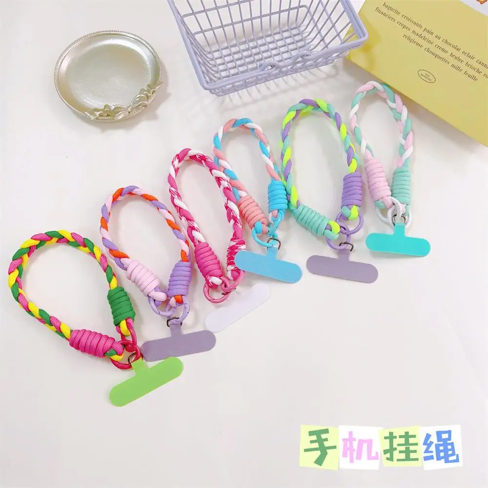 Плетеный ремешок карамельного цвета, аксессуары, противоударный ремешок на запястье, аксессуары для Apple SAMSUM VIVO OPPO HUAWEI