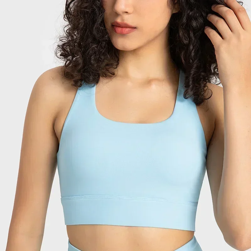 Limão-Sutiãs Esportivos Femininos, Confortável, À Prova de Choque, Fitness, Top de Treino, Nu, Alta Resistência, Beauty Push, Ginásio, Fio de Nylon Duplo 6