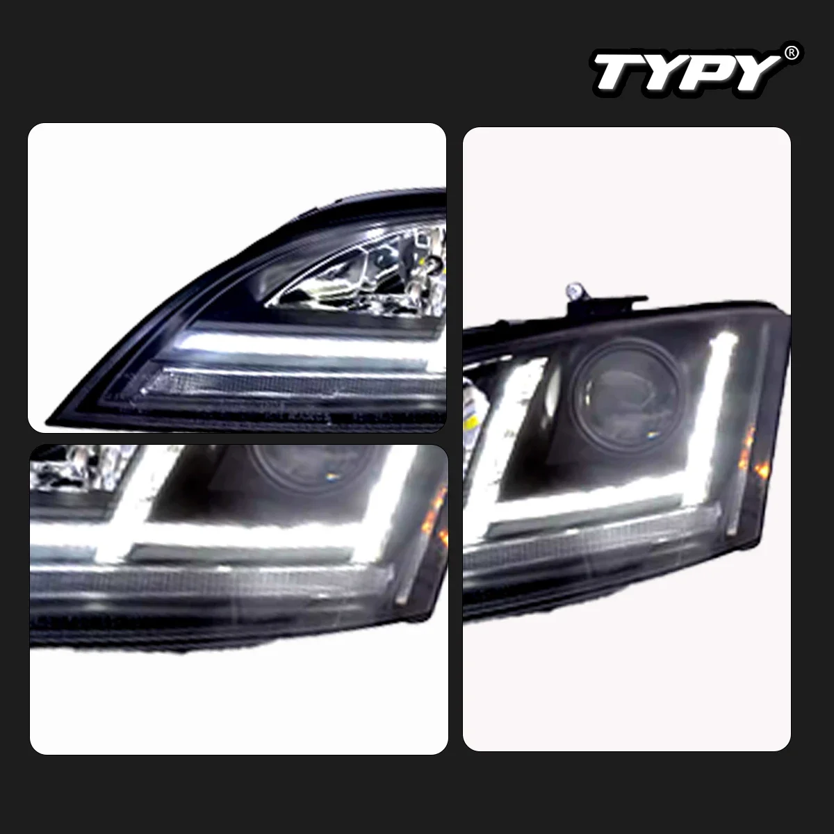 

New LED Head Lamp Upgrade Modified For Audi TT Headlights 2006-2013 Headlight ynamic Signal Head Lamp Auto Accessories