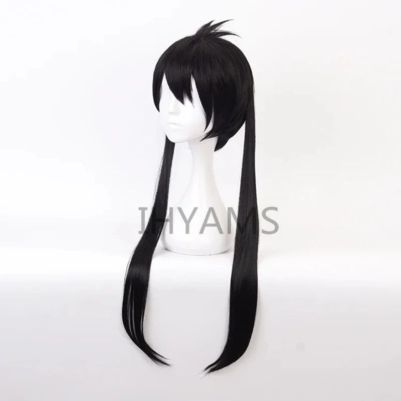 Tamaki Kotatsu Wig Black Long Styled Synthetic Hair Cosplay Costume Wigs + Wig Cap
