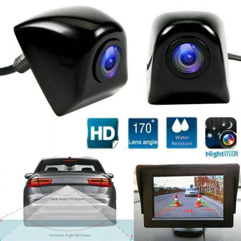 Waterproof 170 CCD HD Night Vision Car Rear View Backup Reverse Parking Camera