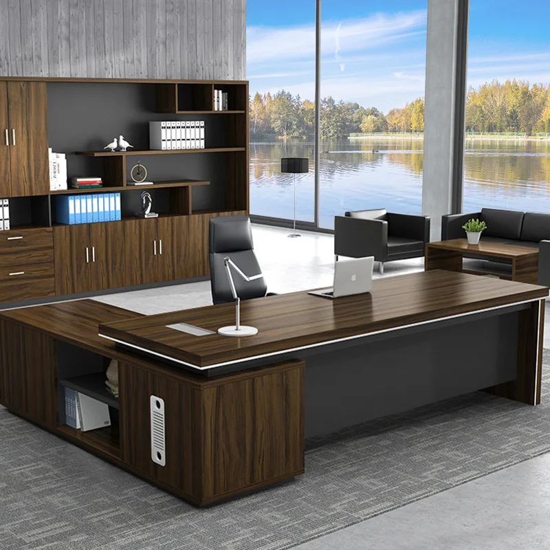 Office Furniture Office Boss Desk President Desk Large Simple Modern Supervisor Manager