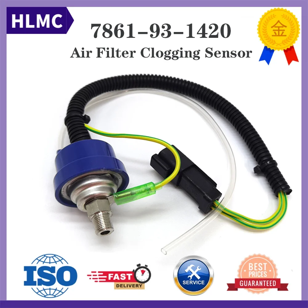 PC200-7 PC300-7 PC400-7 PC130-8 PC200-8 PC270-8 PC300-8 PC450-8 Air Filter Clogging Sensor 7861-93-1420 7861-93-1421